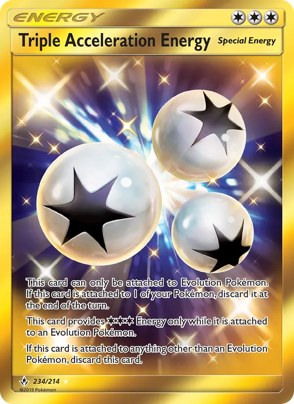 Triple Acceleration Energy (Secret) — SM - Unbroken Bonds #234/214