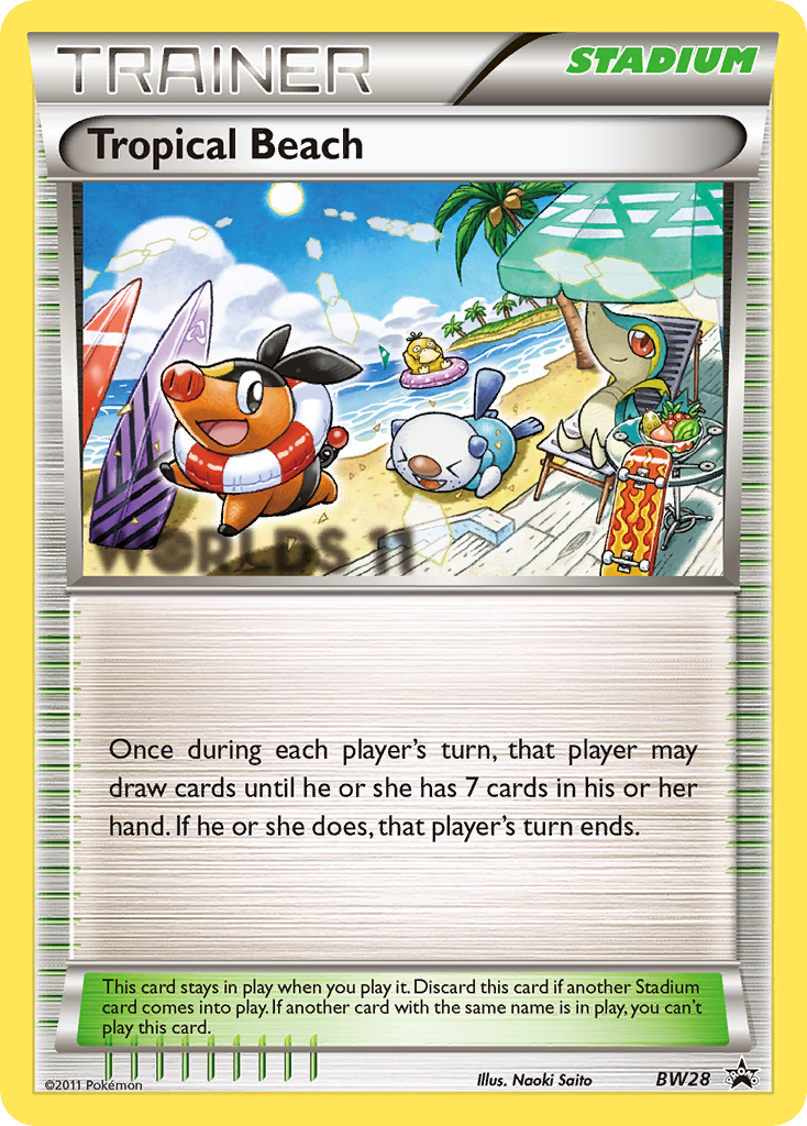 Tropical Beach — Black and White Promos #BW28
