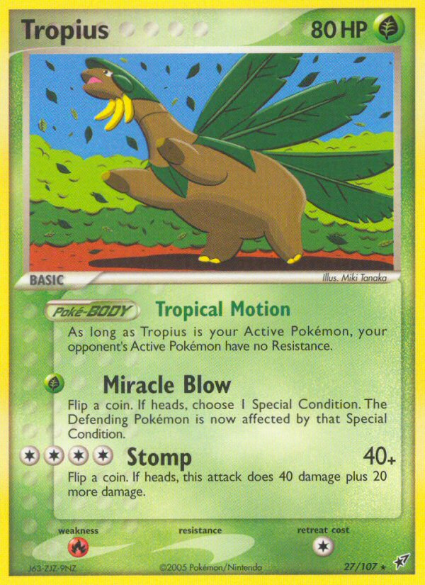 Tropius — Deoxys #27/107