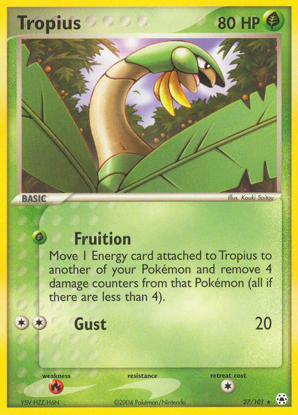 Tropius — Hidden Legends #27/101