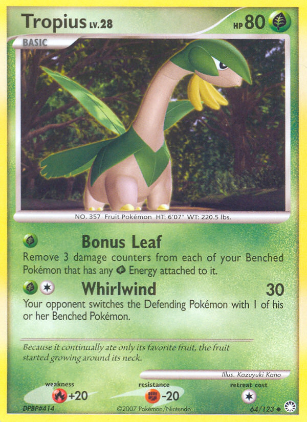 Tropius — Mysterious Treasures #64/123