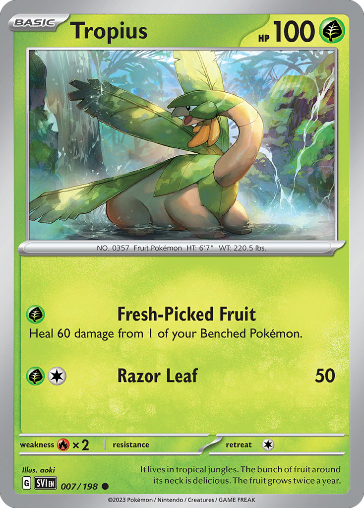 Tropius — SV01: Scarlet & Violet Base Set #007/198