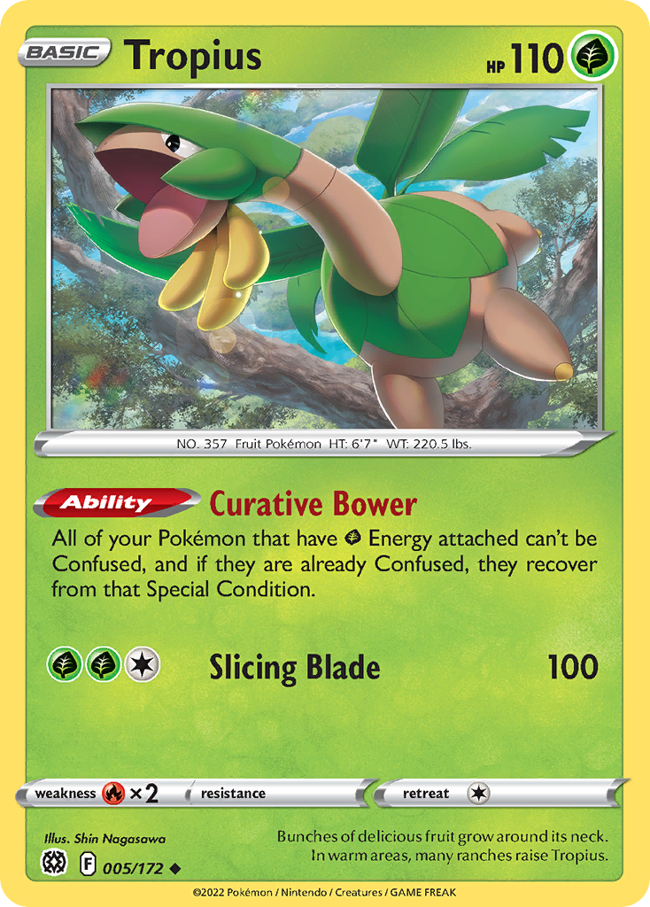 Tropius — SWSH09: Brilliant Stars #005/172