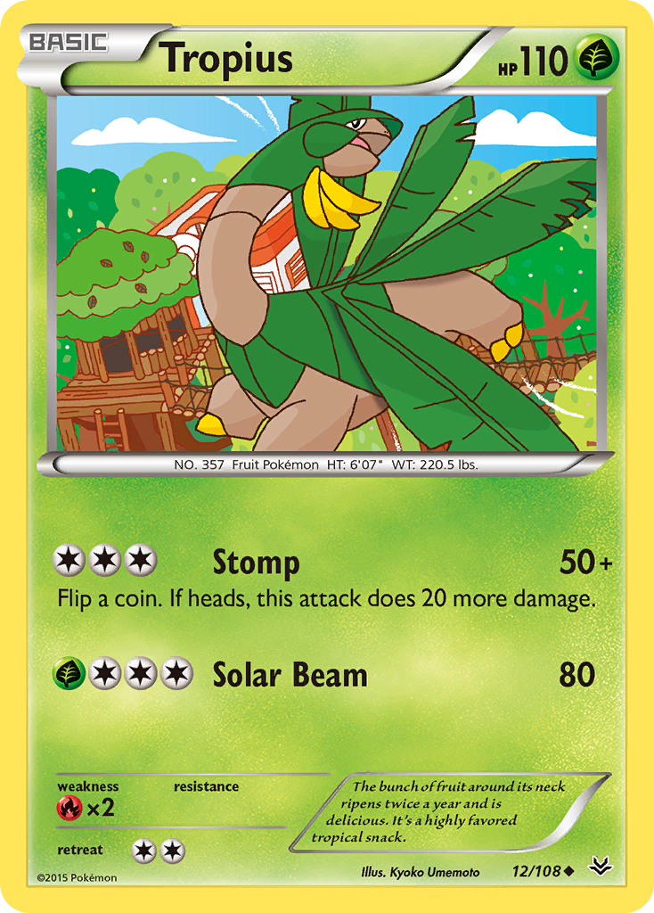 Tropius — XY - Roaring Skies #12/108