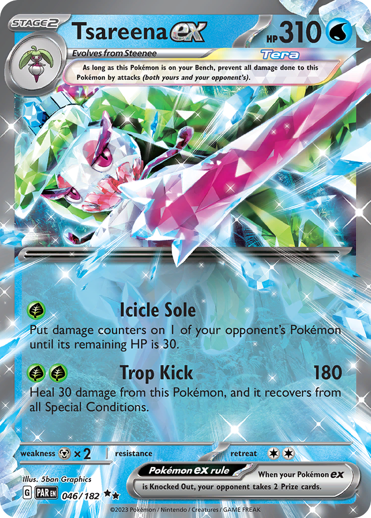 Tsareena ex — SV04: Paradox Rift #046/182