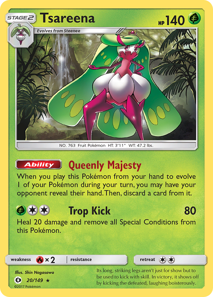Tsareena — SM Base Set #20/149