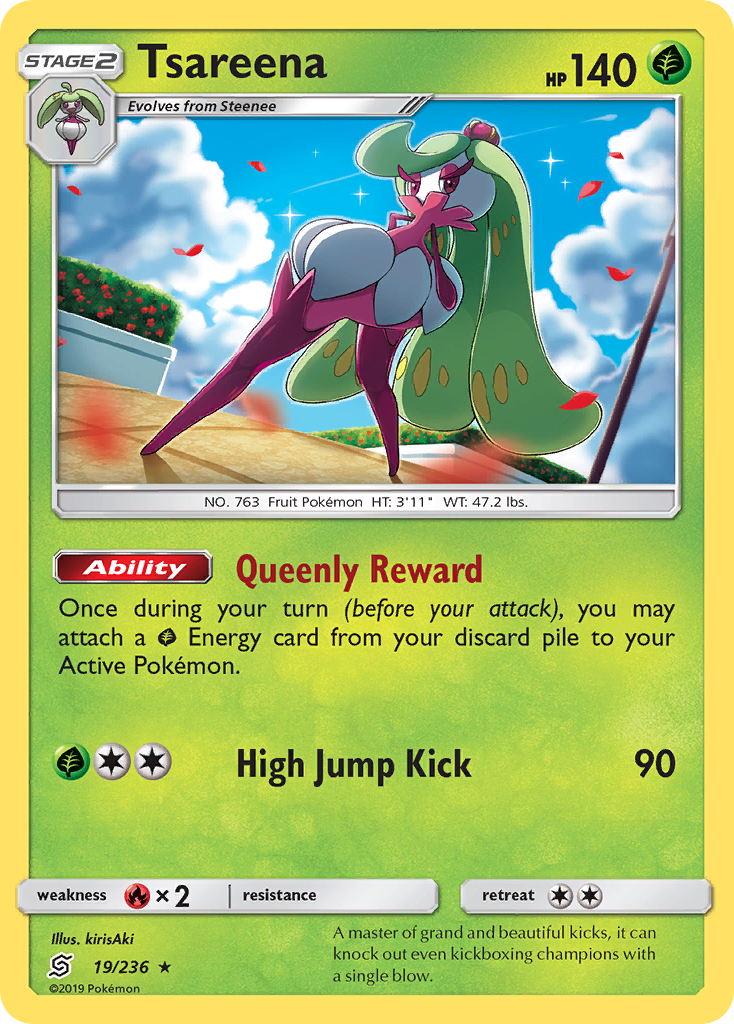 Tsareena — SM - Unified Minds #19/236