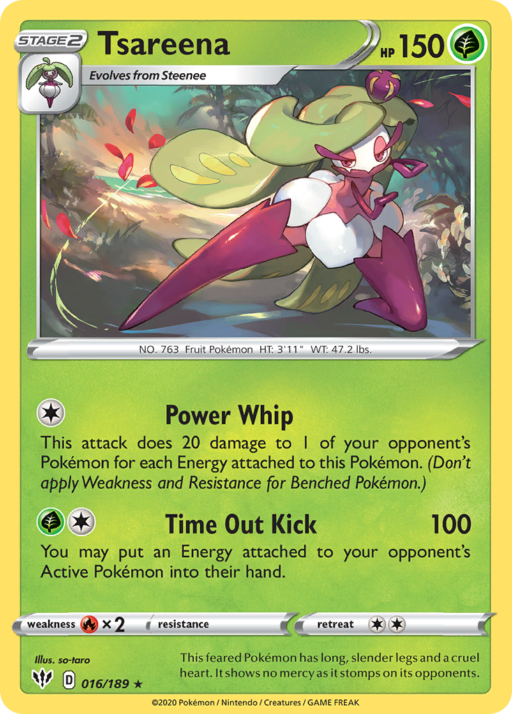 Tsareena — SWSH03: Darkness Ablaze #016/189