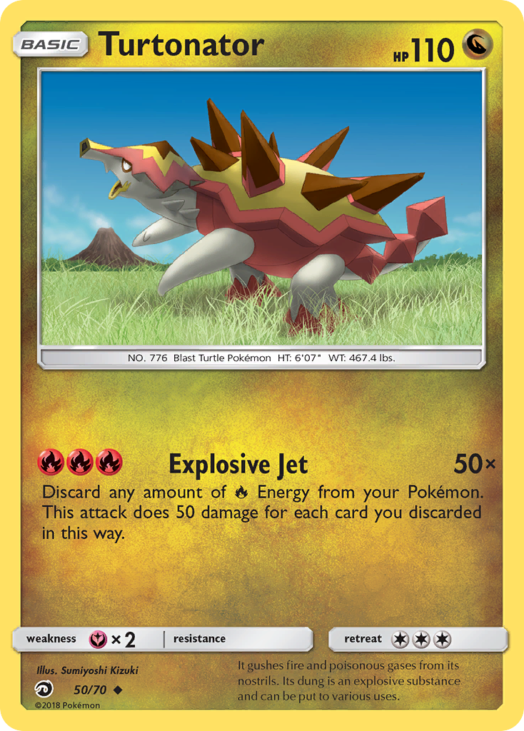 Turtonator — Dragon Majesty #50/70