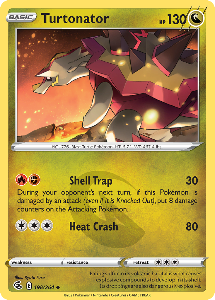 Turtonator — SWSH08: Fusion Strike #198/264