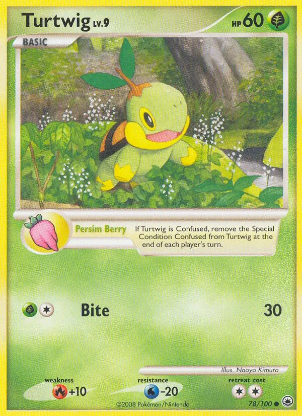Turtwig (78) — Majestic Dawn #78/100