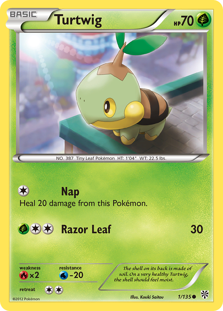 Turtwig — Plasma Storm #1/135