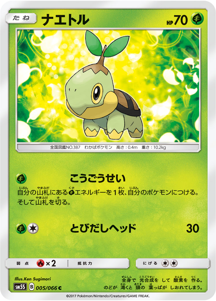 Turtwig — SM5S: Ultra Sun #005/066