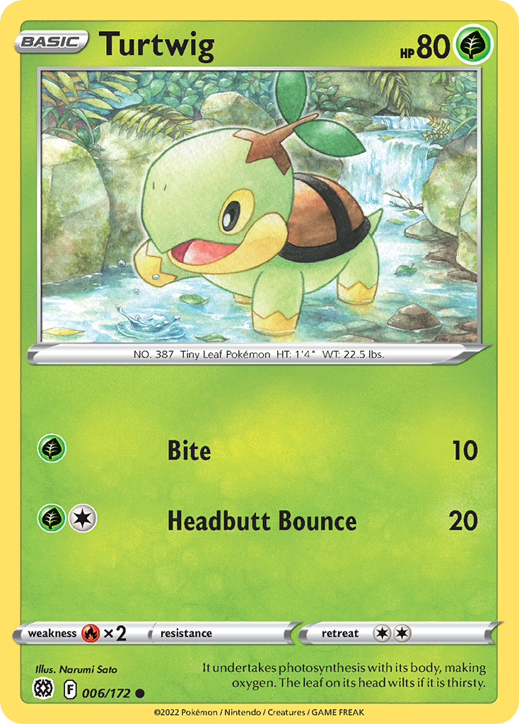 Turtwig — SWSH09: Brilliant Stars #006/172
