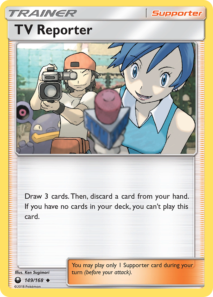 TV Reporter — SM - Celestial Storm #149/168