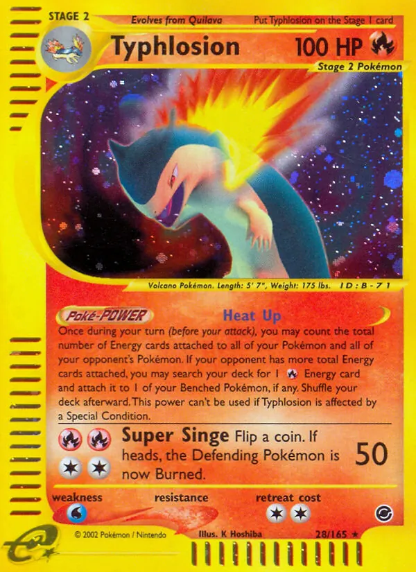 Typhlosion (28) — Expedition #028/165