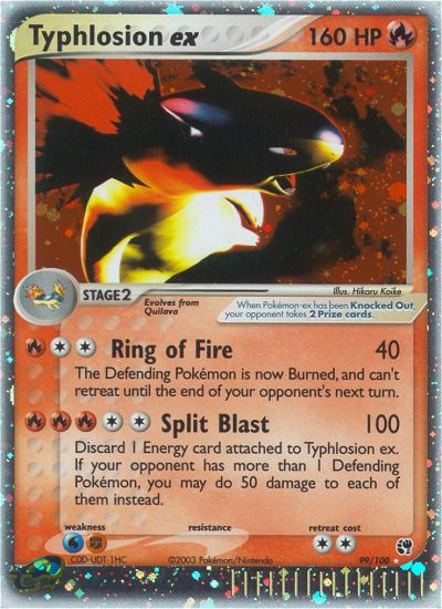 Typhlosion ex — Sandstorm #99/100