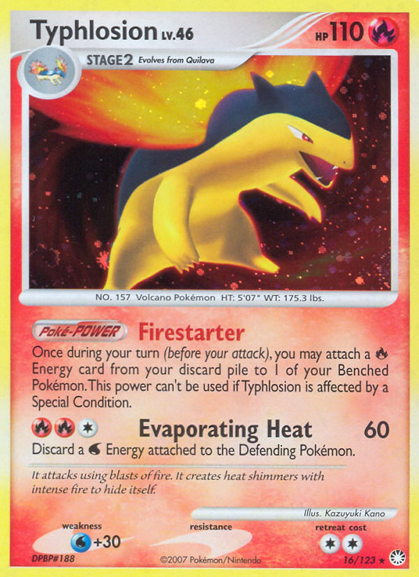Typhlosion — Mysterious Treasures #16/123