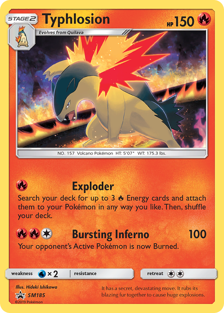 Typhlosion — SM Promos #SM185