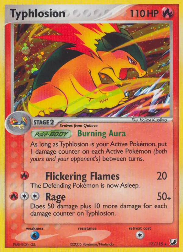 Typhlosion — Unseen Forces #17/115