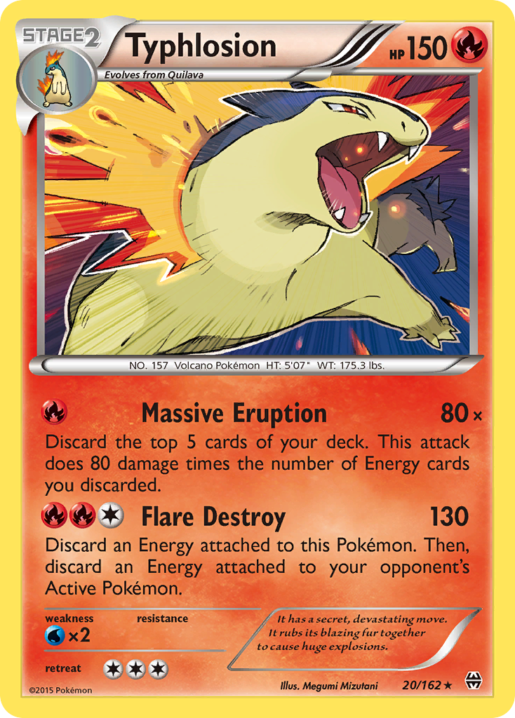 Typhlosion — XY - BREAKthrough #20/162