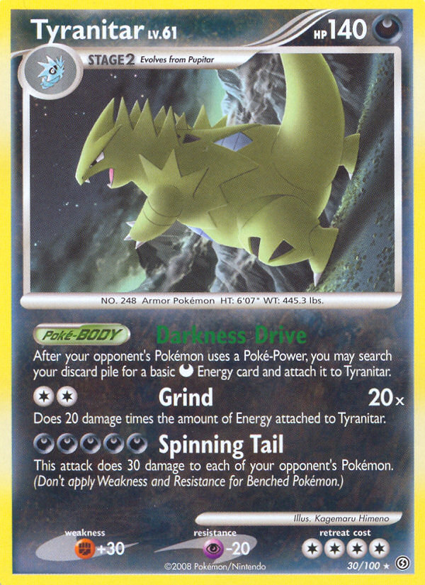 Tyranitar — Deck Exclusives #030/100