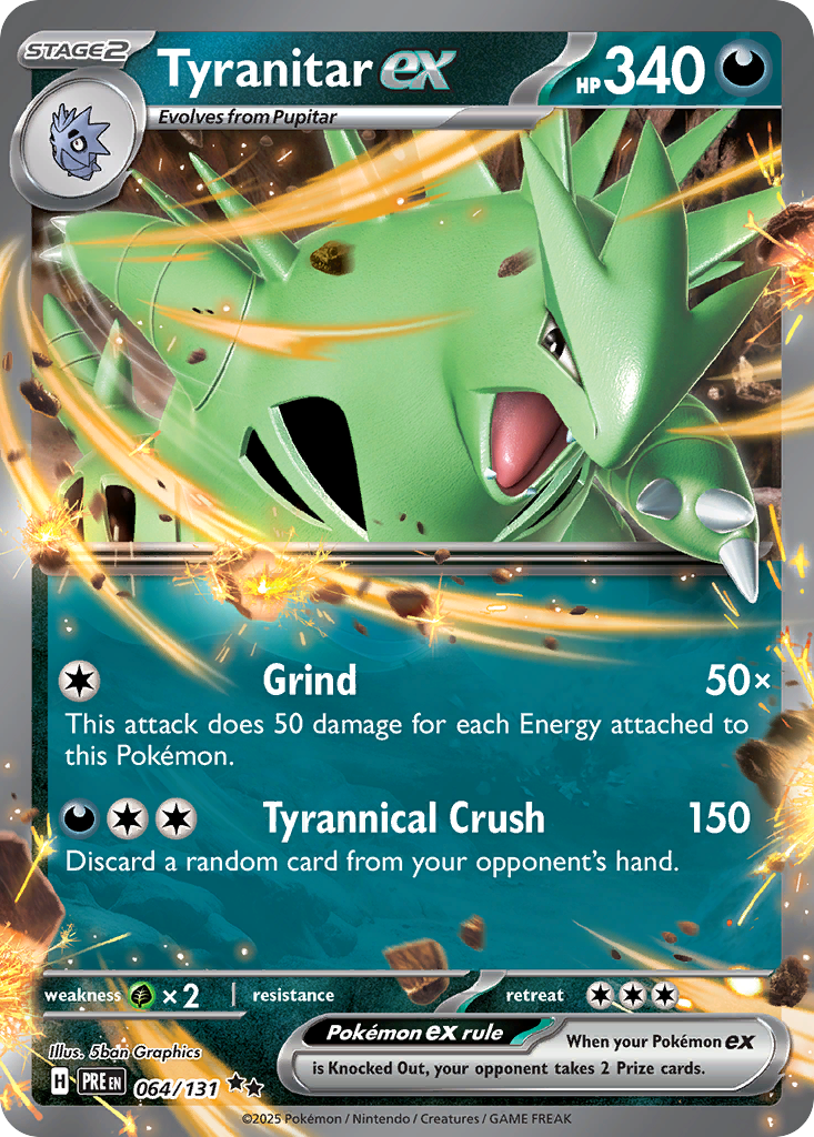 Tyranitar ex — SV: Prismatic Evolutions #064/131