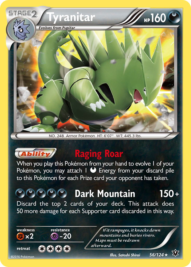 Tyranitar — Miscellaneous Cards & Products #056/124