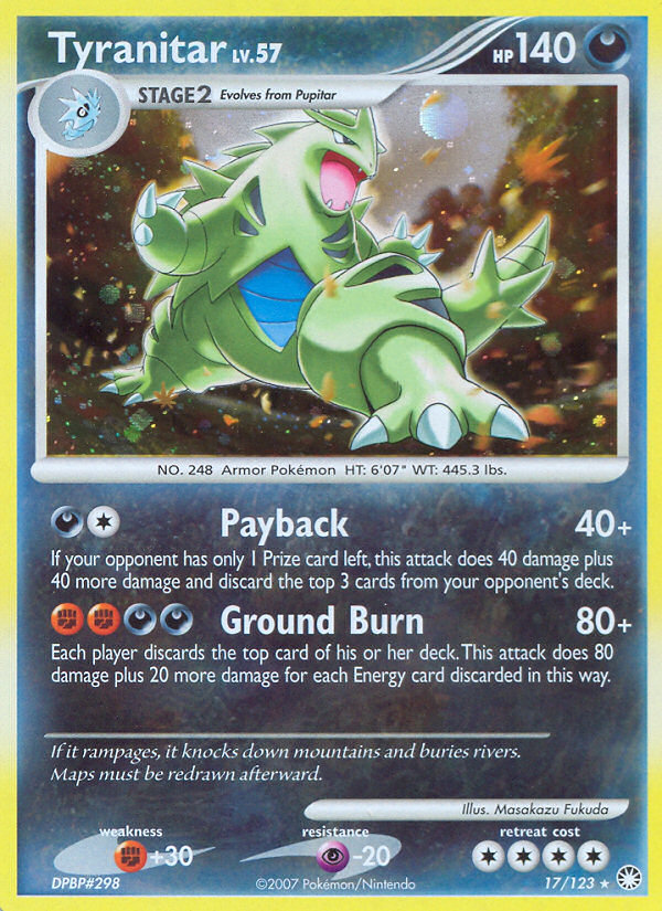 Tyranitar — Mysterious Treasures #17/123