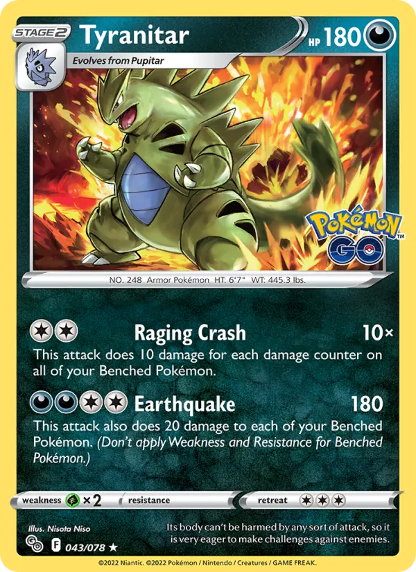 Tyranitar — Pokemon GO #043/078