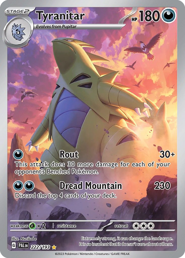 Tyranitar — SV02: Paldea Evolved #222/193