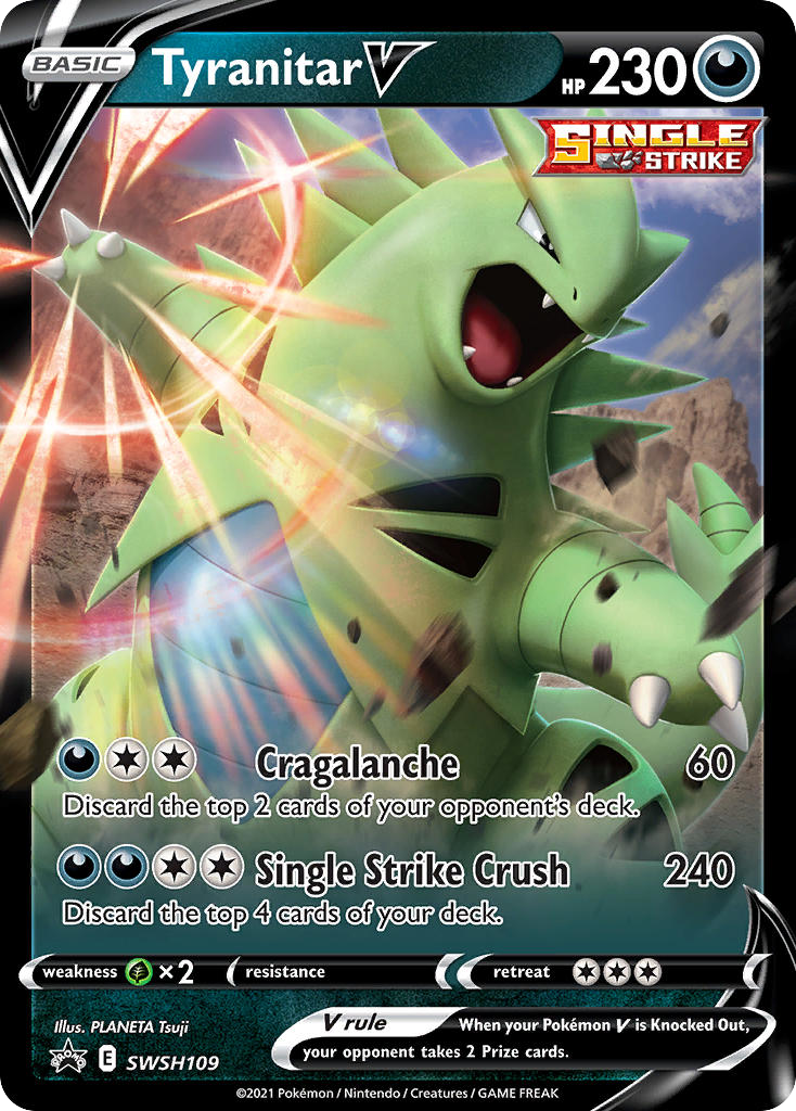 Tyranitar V — SWSH: Sword & Shield Promo Cards #SWSH109