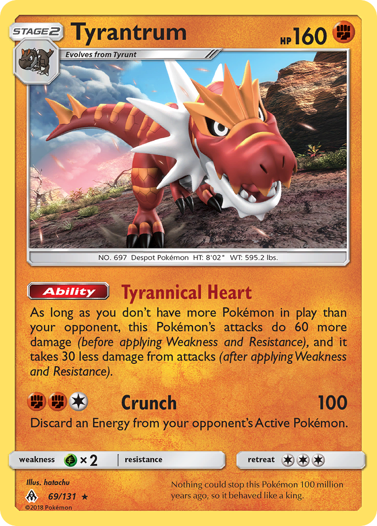 Tyrantrum — SM - Forbidden Light #69/131