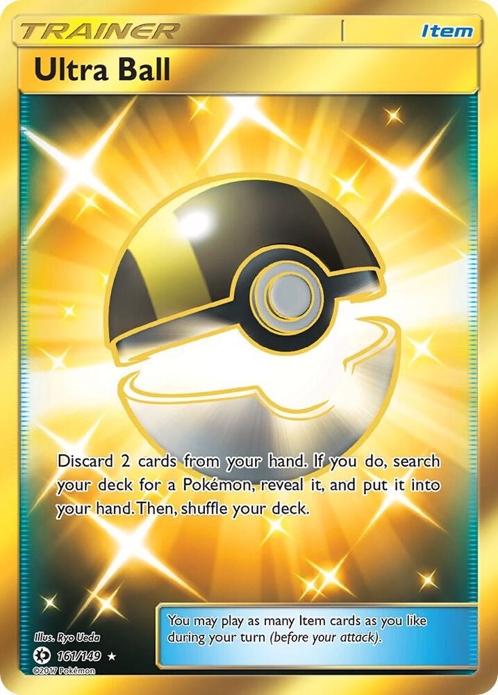 Ultra Ball (Secret) — SM Base Set #161/149