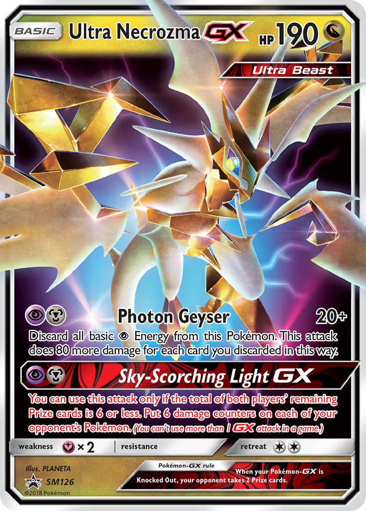 Ultra Necrozma GX — Jumbo Cards #SM126