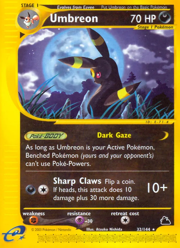 Umbreon (32) — Skyridge #032/144