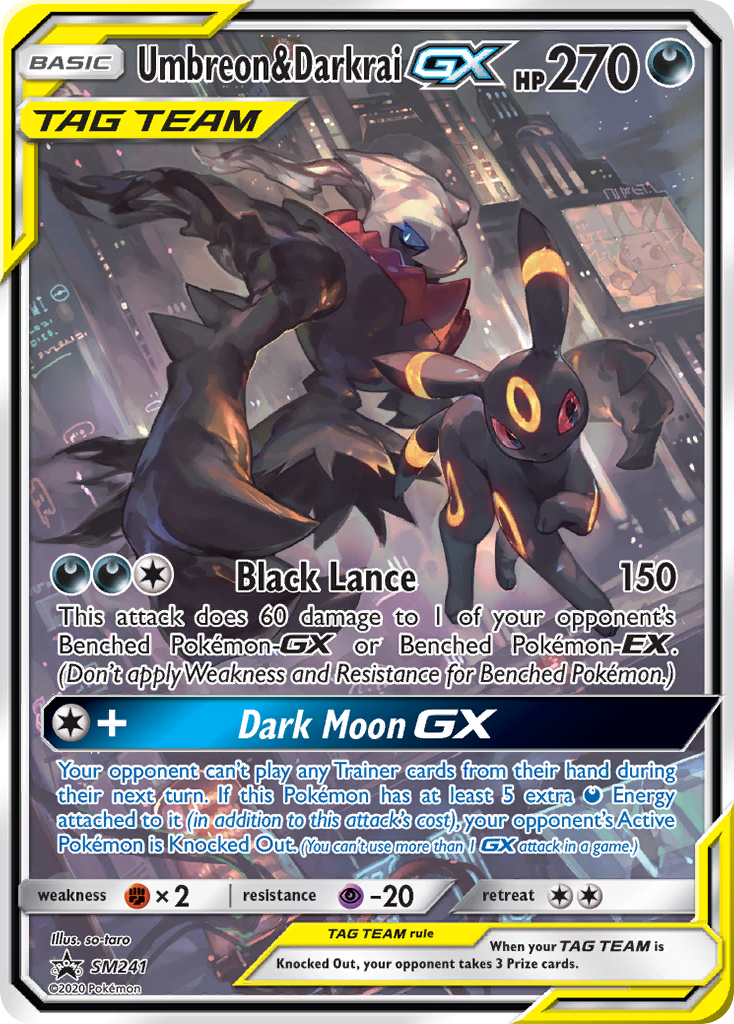 Umbreon & Darkrai GX — Jumbo Cards #SM241