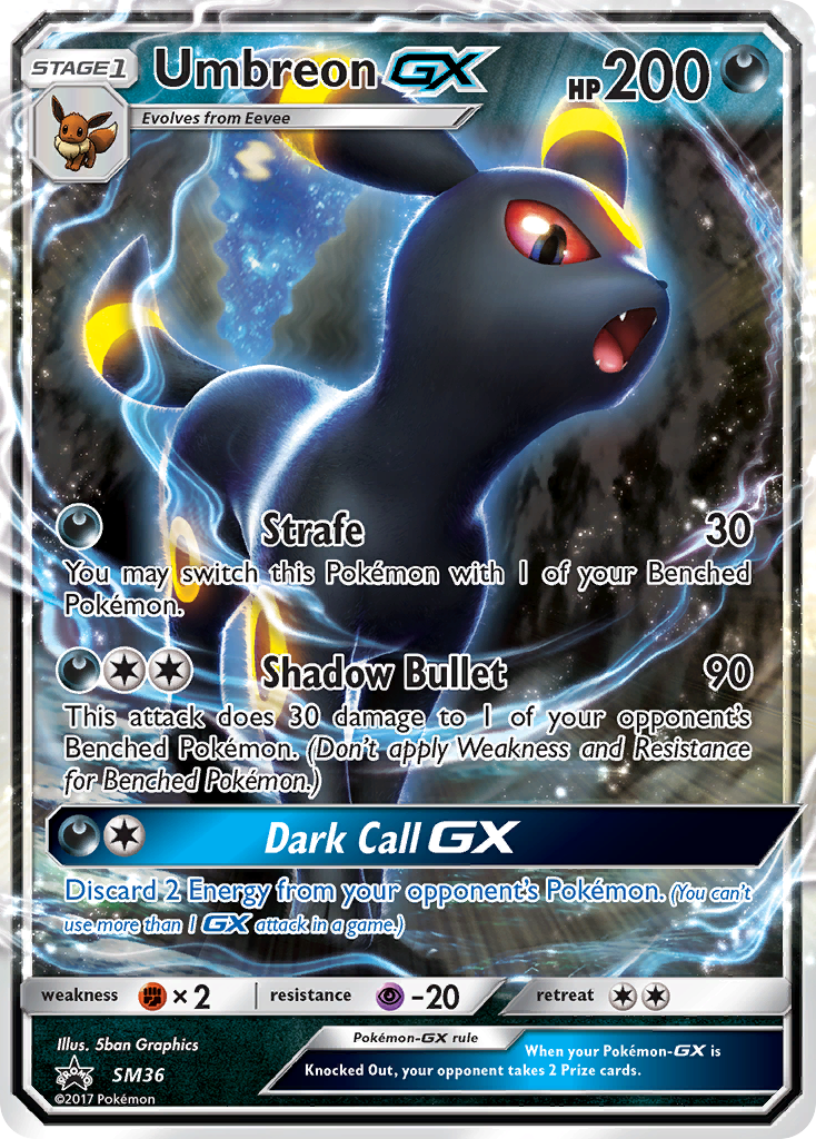 Umbreon GX — Jumbo Cards #SM36