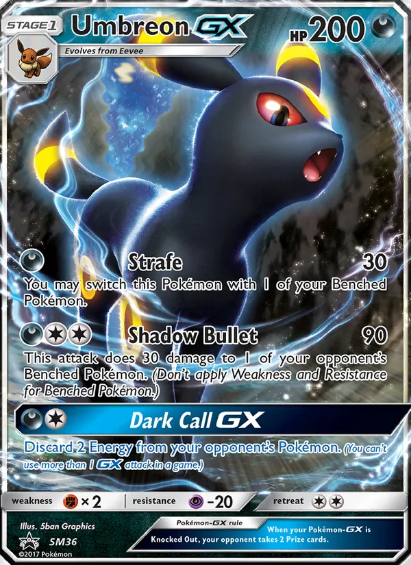 Umbreon GX — SM Promos #SM36