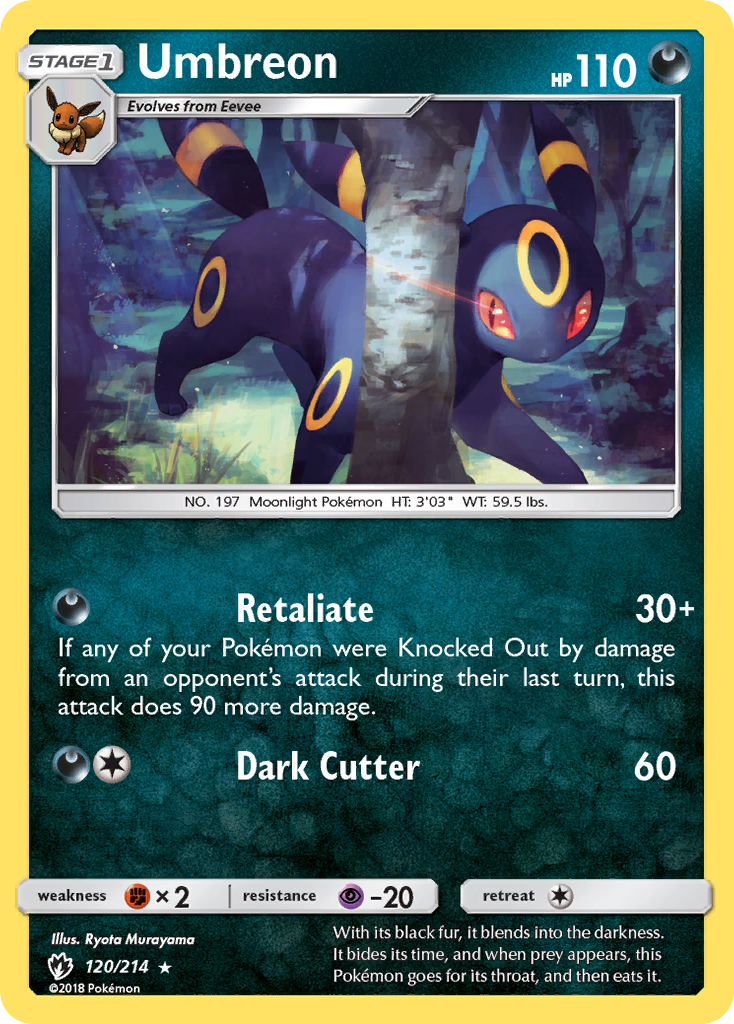 Umbreon — SM - Lost Thunder #120/214