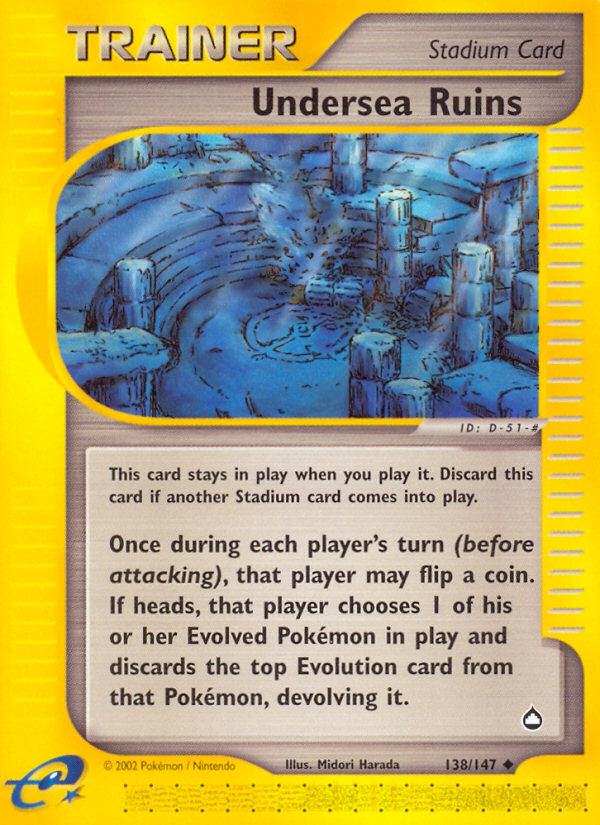 Undersea Ruins — Aquapolis #138/147
