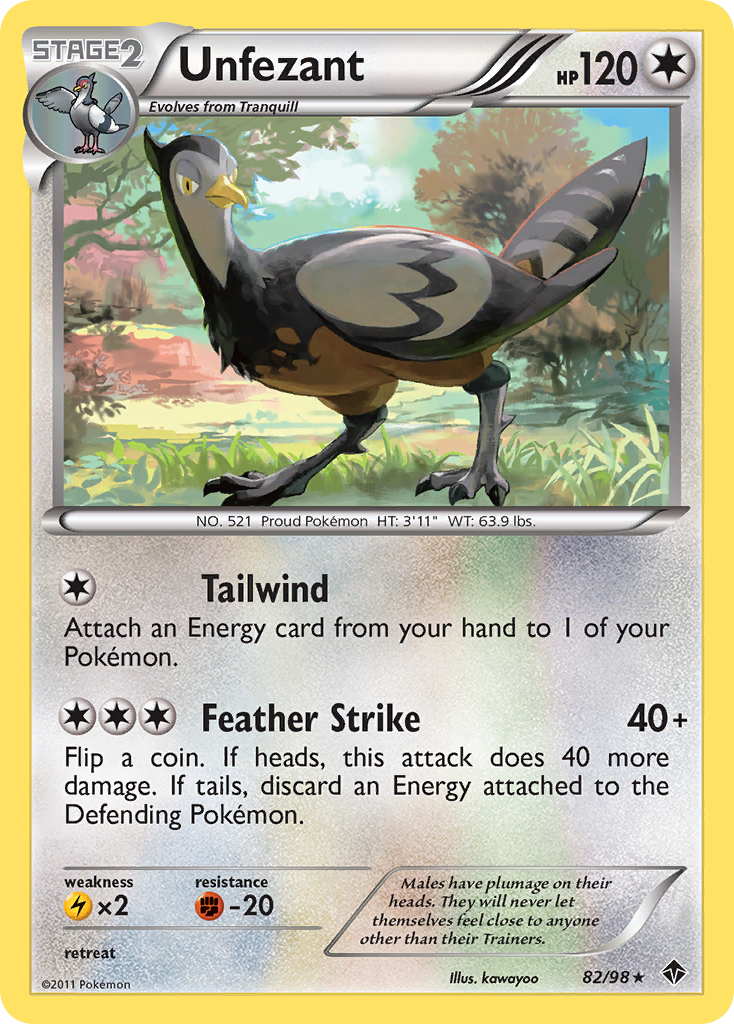 Unfezant — Emerging Powers #82/98