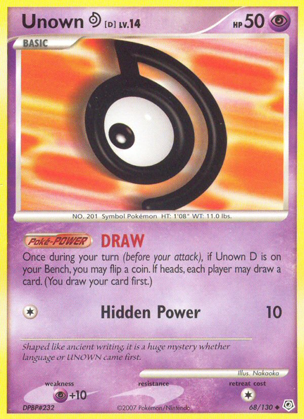 Unown [D] — Diamond and Pearl #68/130