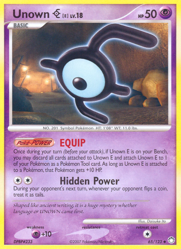 Unown [E] — Mysterious Treasures #65/123