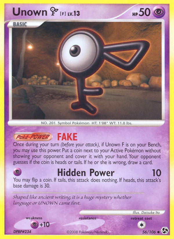 Unown [F] — Great Encounters #56/106