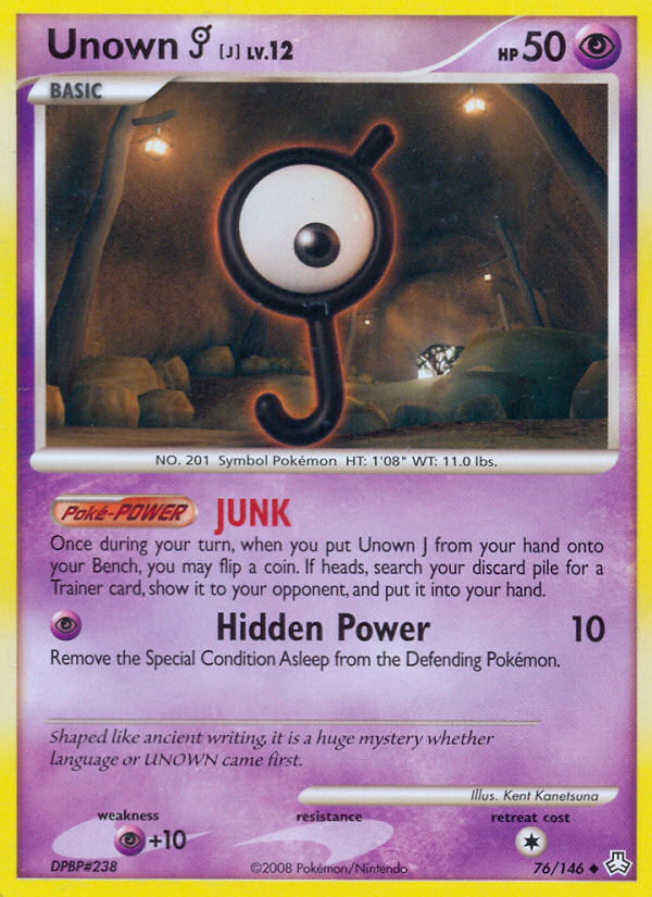 Unown (J) — Legends Awakened #76/146