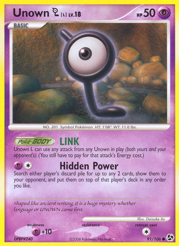 Unown [L] — Great Encounters #91/106