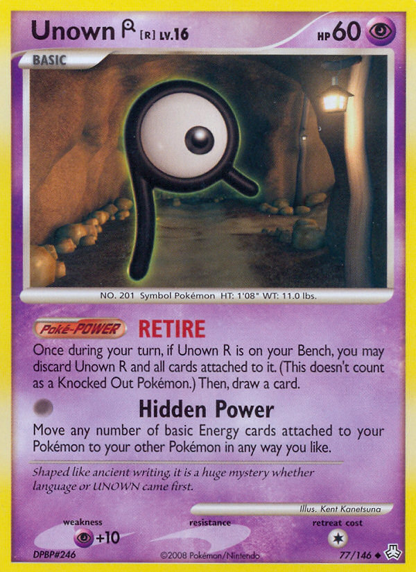 Unown (R) — Legends Awakened #77/146