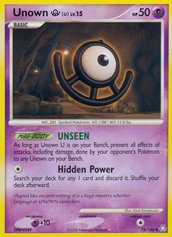 Unown (U) — Legends Awakened #78/146