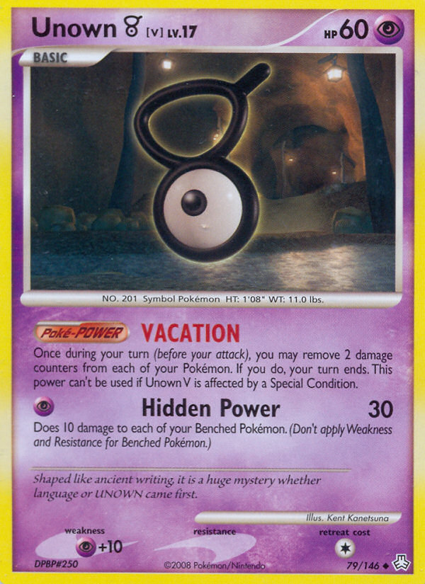 Unown (V) — Legends Awakened #79/146